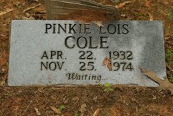 Pinkie Lois <I>Hawkins</I> Cole 