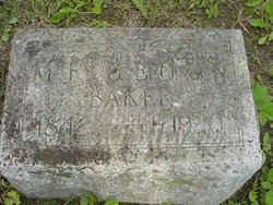 Mary O <I>Bronson</I> Baker 