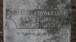 Mollie <I>Hightower</I> Lane 