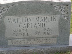 Matilda <I>Martin</I> Garland 