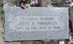 Irene <I>Barzee</I> Harkness 