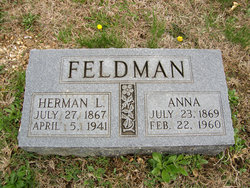 Anna <I>Luetjen</I> Feldman 