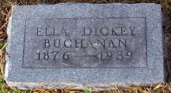 Ella <I>Dickey</I> Buchanan 