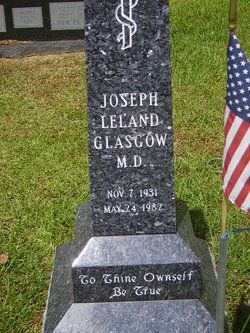 Dr Joseph Leland “Joe” Glasgow 