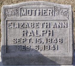 Elizabeth Ann <I>Cooper</I> Ralph 
