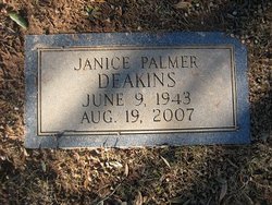 Janice <I>Palmer</I> Deakins 