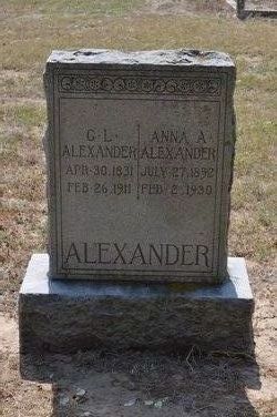 Anna Amanda <I>Hill</I> Alexander 