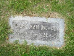 Mary Ann <I>Deppe</I> Boone 