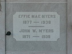 Effie M <I>Holsenbake</I> Myers 