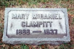 Mary Armina <I>McDaniel</I> Clampitt 