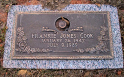 Frankie <I>Jones</I> Cook 