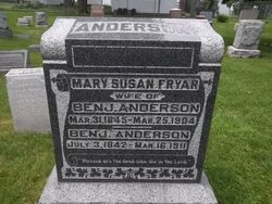 Mary Susan <I>Fryar</I> Anderson 