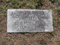 Annie <I>Carmichael</I> Kelley 