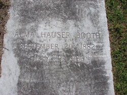 Alma <I>Hauser</I> Booth 
