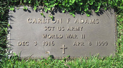 Sgt Carlton F Adams 
