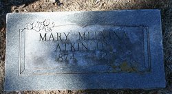 Mary Mellvina <I>Alfred</I> Atkinson 