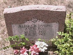 Allegra H <I>Dansby</I> Anthony 