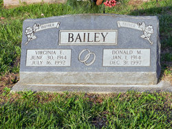 Virginia E. <I>Schofield</I> Bailey 