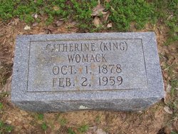 Catherine <I>King</I> Womack 
