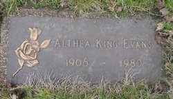 Althea <I>King</I> Evans 