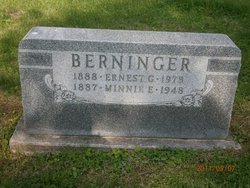 Minnie E <I>Ganning</I> Berninger 