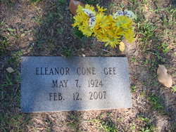 Eleanor <I>Cone</I> Gee 