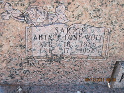 Sarah <I>Ahtape Lone Wolf</I> Kauahquo 