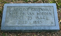 Louisa Adaline <I>Greenhill</I> Borden 