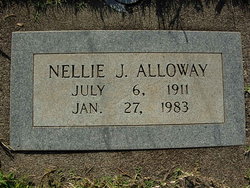 Nellie Jeanette <I>Forrest</I> Alloway 