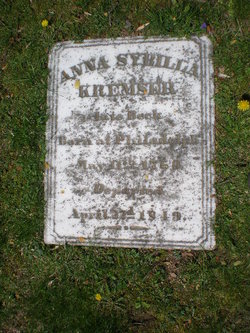 Anna Sybilla <I>Beck</I> Kremser 