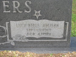 Lucy Belle <I>Allison</I> Rogers 