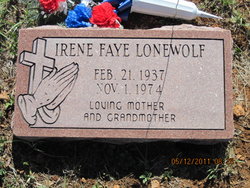 Irene Faye <I>Tsotigh</I> Lone Wolf 