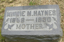 Minnie M <I>Ishmael</I> Haynes 