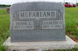 Lucretia Ollie <I>Ford</I> McFarland 