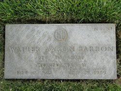 Walter Aaron Barron 
