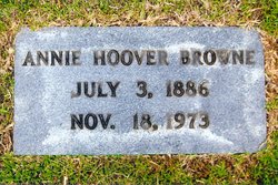 Annie Wilson <I>Hoover</I> Browne 
