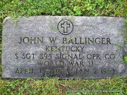 SSGT John William Ballinger 