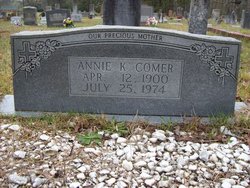 Annie <I>Knight</I> Comer 