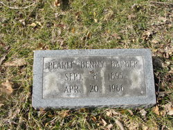 Pearle <I>Benny</I> Barber 