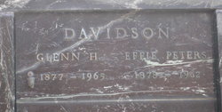 Effie Dean <I>Peters</I> Davidson 