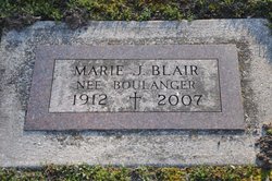 Marie J. <I>Boulanger</I> Blair 