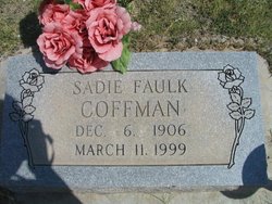 Sadie <I>Faulk</I> Coffman 