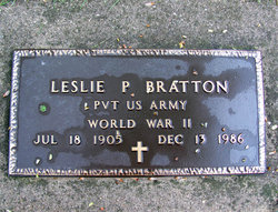 PVT Leslie Porter Bratton 
