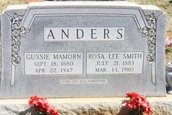 Rosa Lee <I>Smith</I> Anders 