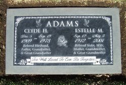 Estelle Maria <I>Graham</I> Adams 