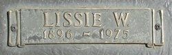 Phalissie Ann “Lissie” <I>Williams</I> Aldridge 