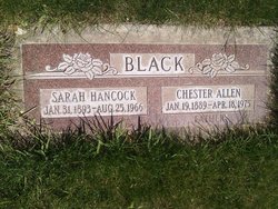 Sarah <I>Hancock</I> Black 
