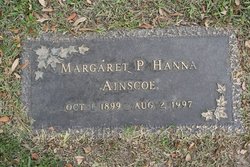 Margaret P <I>Hanna</I> Ainscoe 
