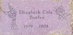 Elizabeth <I>Cole</I> Butler 