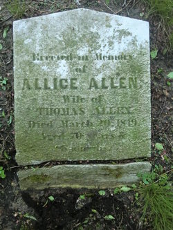 Alice <I>Tillinghast</I> Allen 